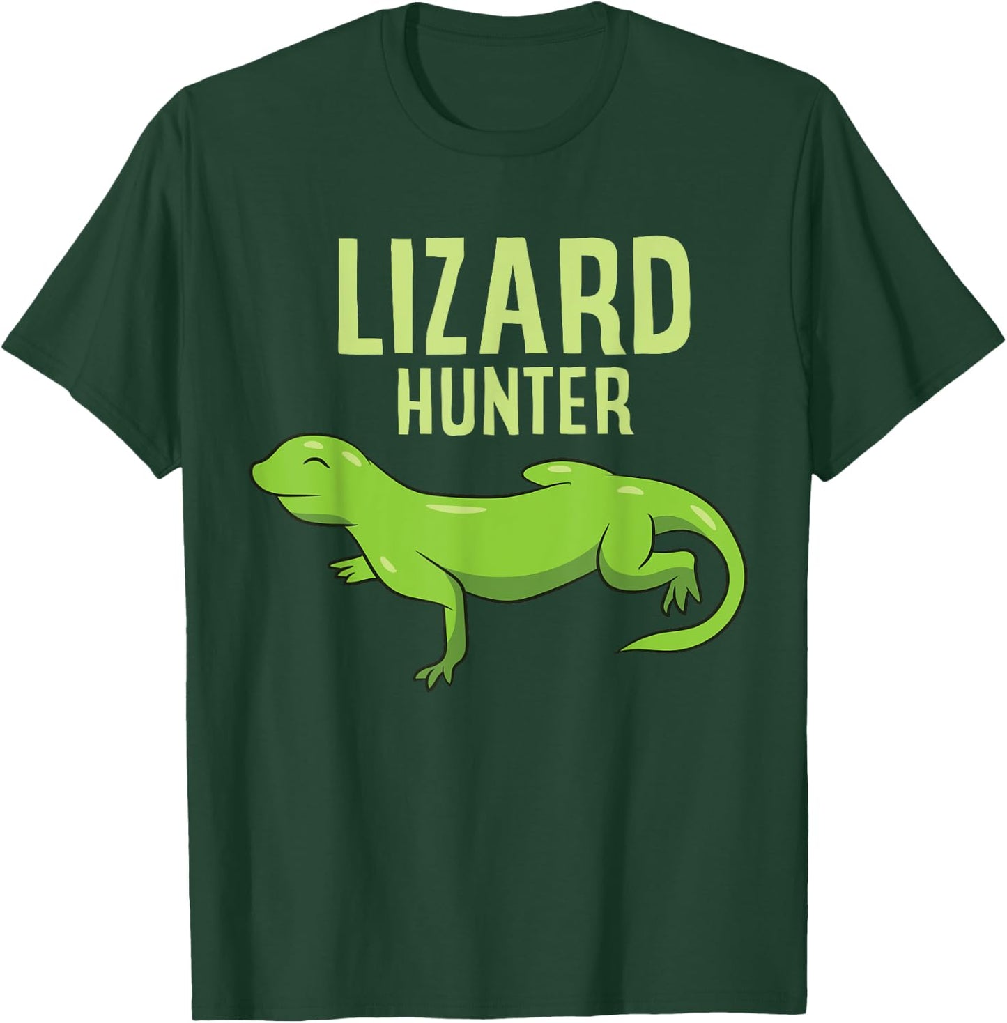 Funny Lizard Catcher Lizard Hunter T-Shirt - T-Shirt | Forest