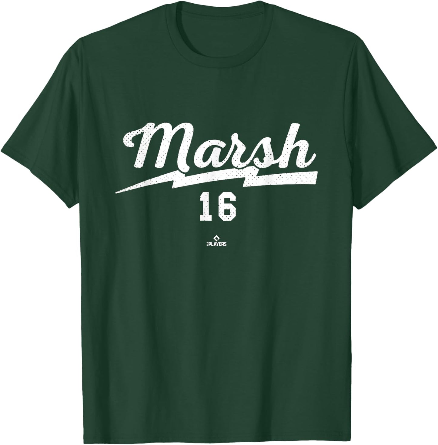 Vintage Gameday Brandon Marsh Philadelphia MLBPA T-Shirt - T-Shirt | Forest