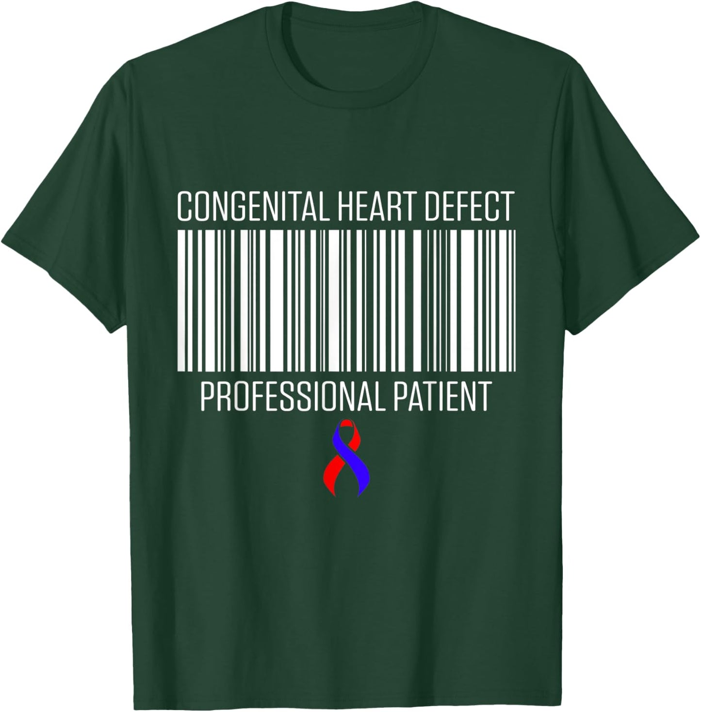 Congenital Heart Disease Defect Survivor Patient CHD Warrior T-Shirt - T-Shirt | Forest