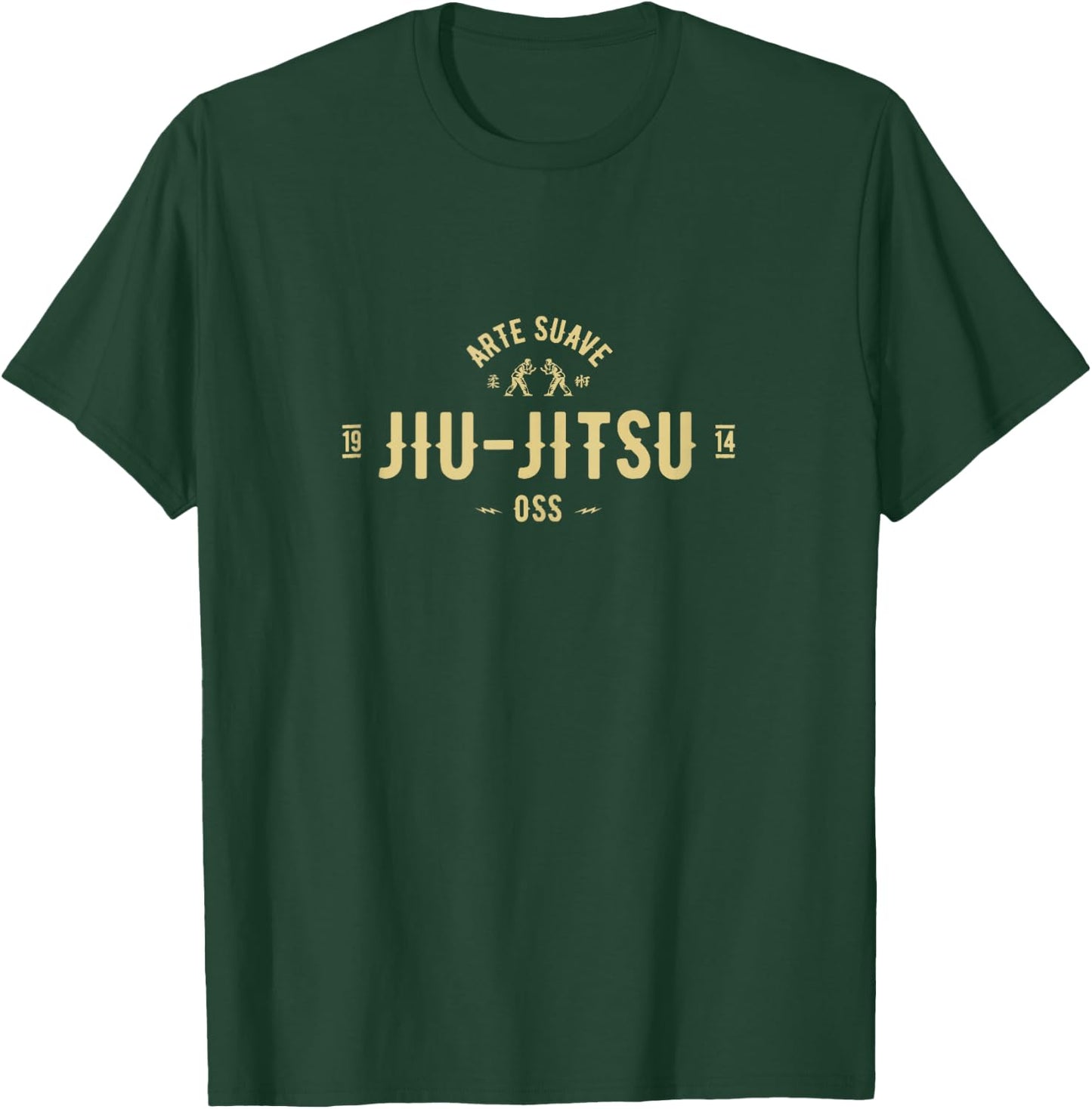 Brazilian Jiu Jitsu shirt Arte Suave Oss BJJ t shirt T-Shirt - T-Shirt | Forest
