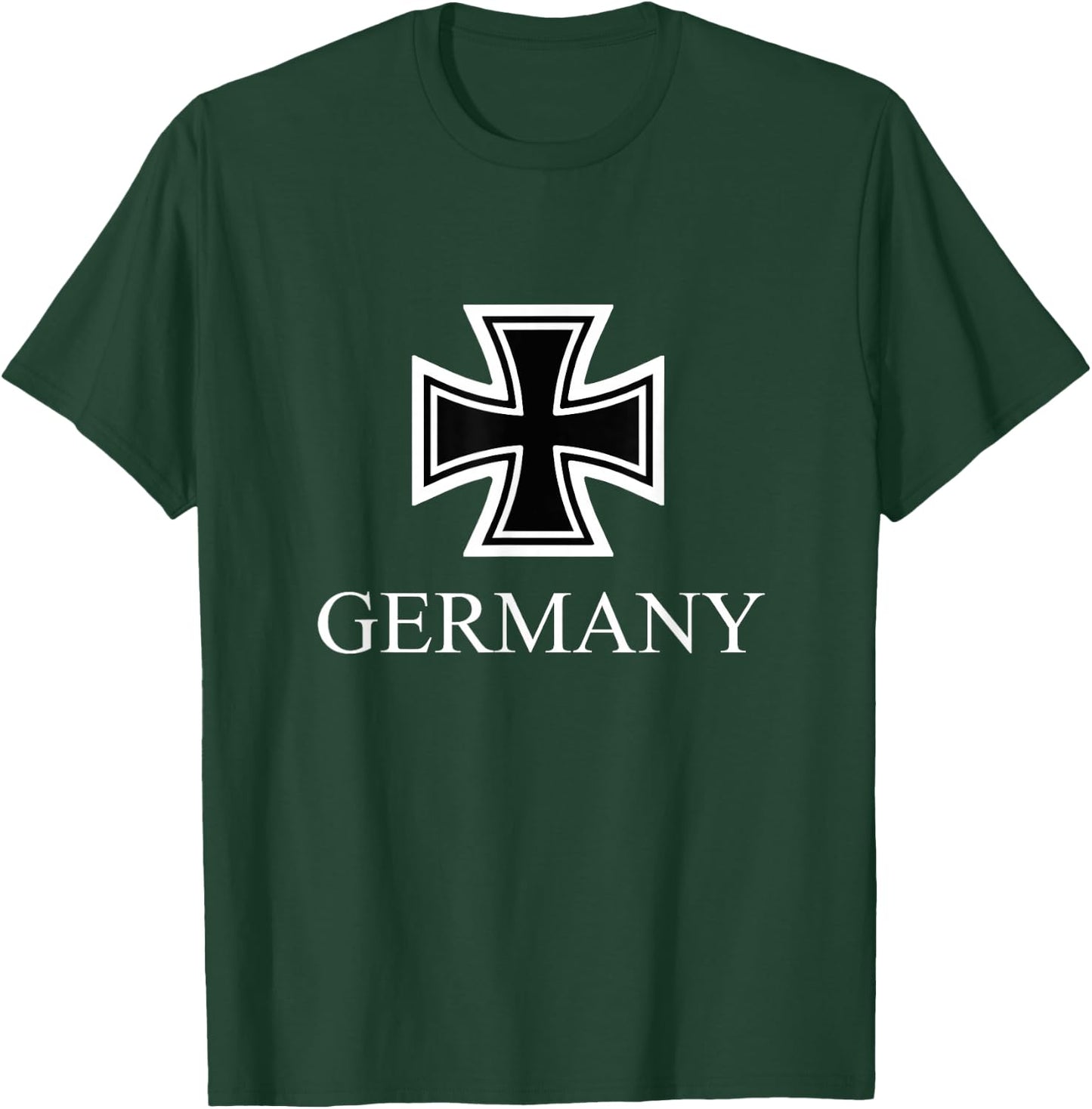 German Iron Cross Bravery Award W1 W2 T-Shirt - T-Shirt | Forest