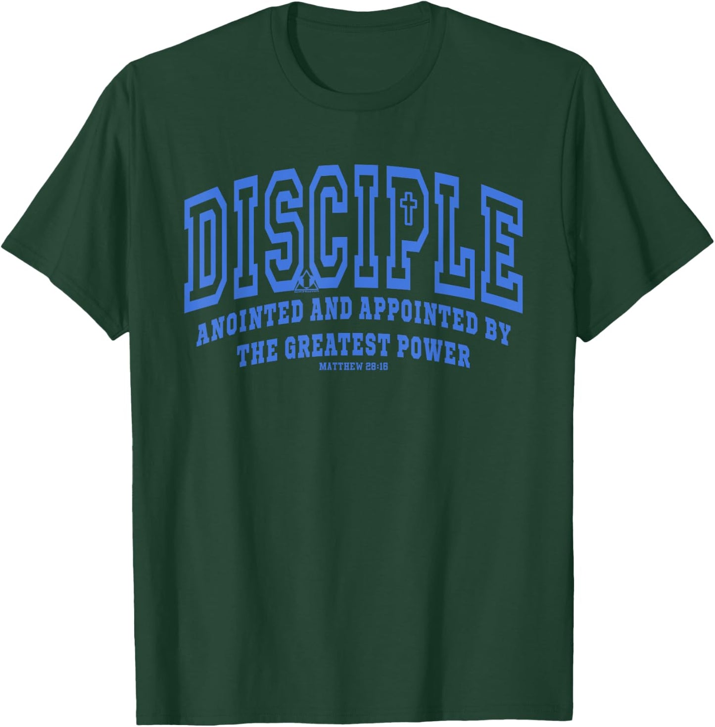 EJSulu Christian Warriors DISCIPLE ANOINTED AND APPOINTED Christian Bible Verse Design -Kids Black Small T-Shirt - T-Shirt | Forest