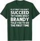 BRANDY Name Personalized Birthday Funny Christmas Joke T-Shirt - T-Shirt | Forest