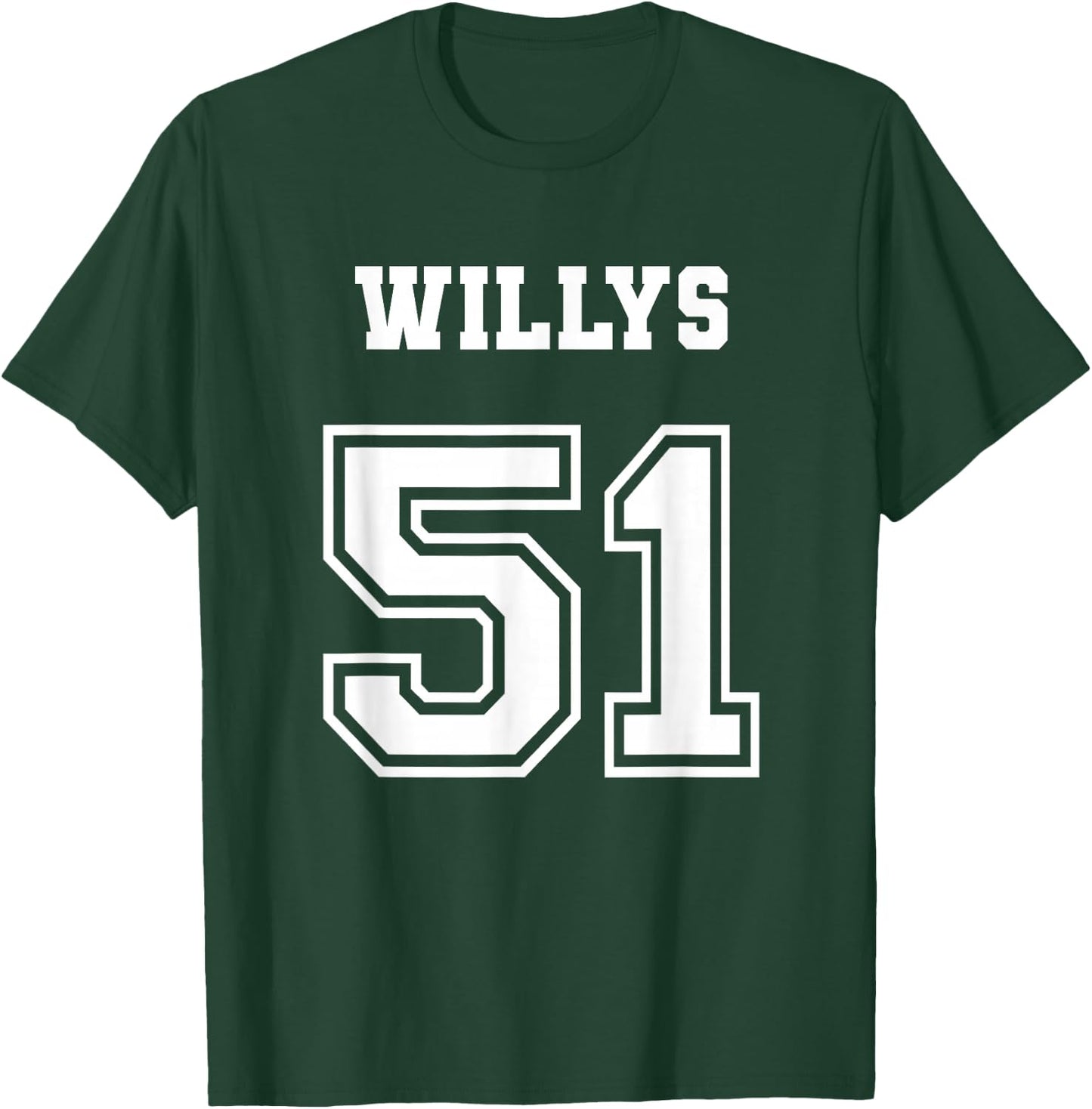 Jersey Style 51 1951 Willys 4x4 Vintage MB Army Truck Car T-Shirt - T-Shirt | Forest