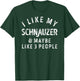 I Like My Schnauzer And Maybe Like 3 People Dog Lover Retro Men Women Kids T-Shirt - T-Shirt | Forest