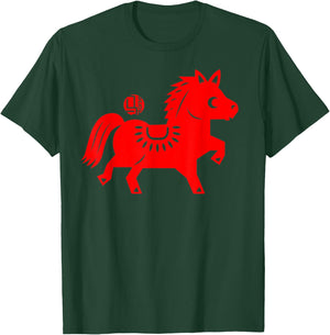 Year of The Horse Chinese Zodiac Lunar New Year Graphic Gift T-Shirt - T-Shirt | Forest