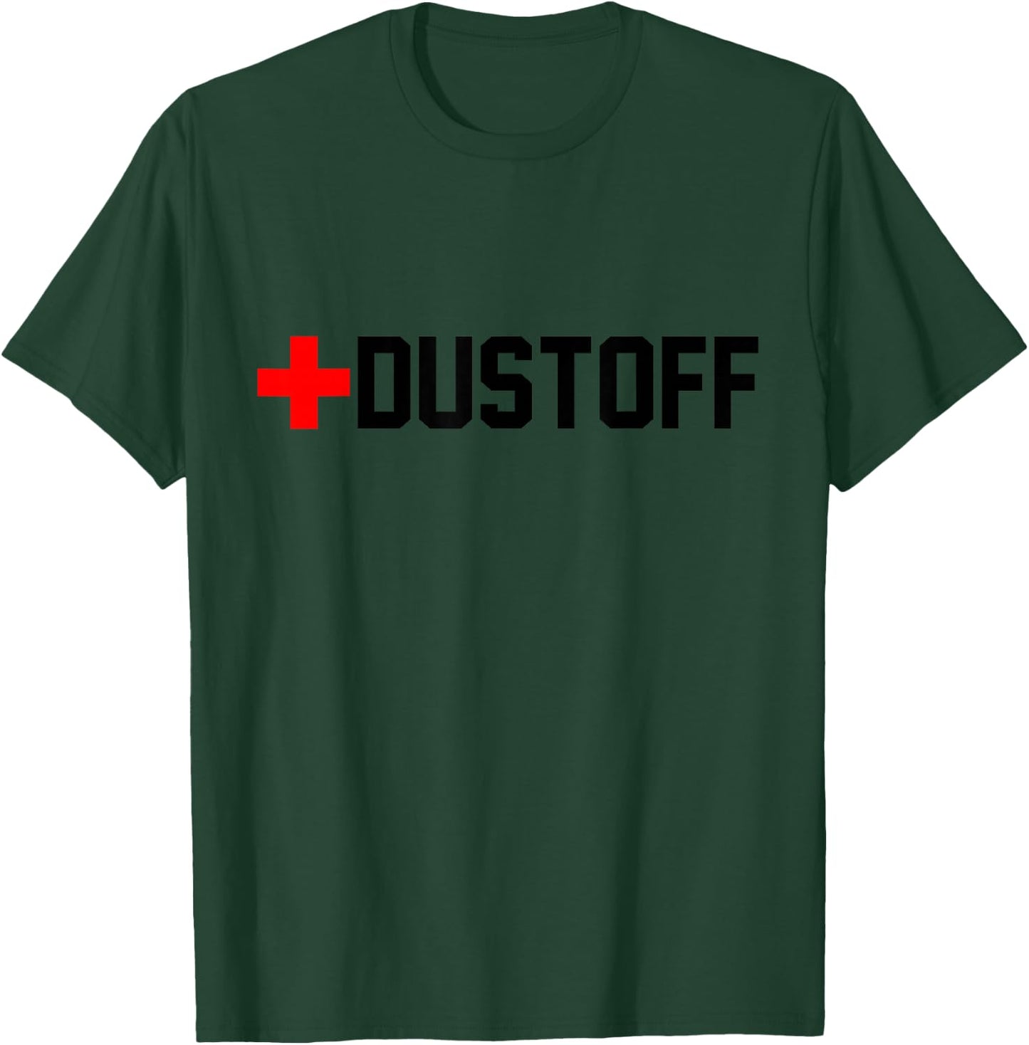 DUSTOFF MEDEVAC CROSS - Black T-Shirt - T-Shirt | Forest