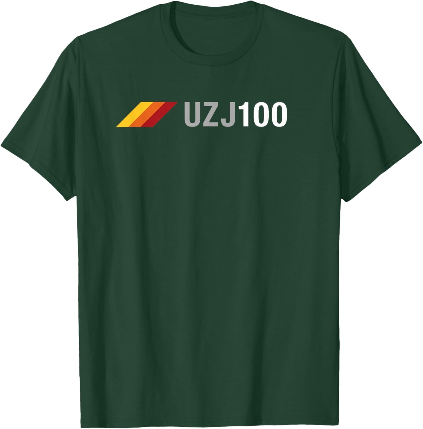 UZJ100 Overland SUV 3 Stripes Vintage Racing 100 Series T-Shirt - T-Shirt | Forest