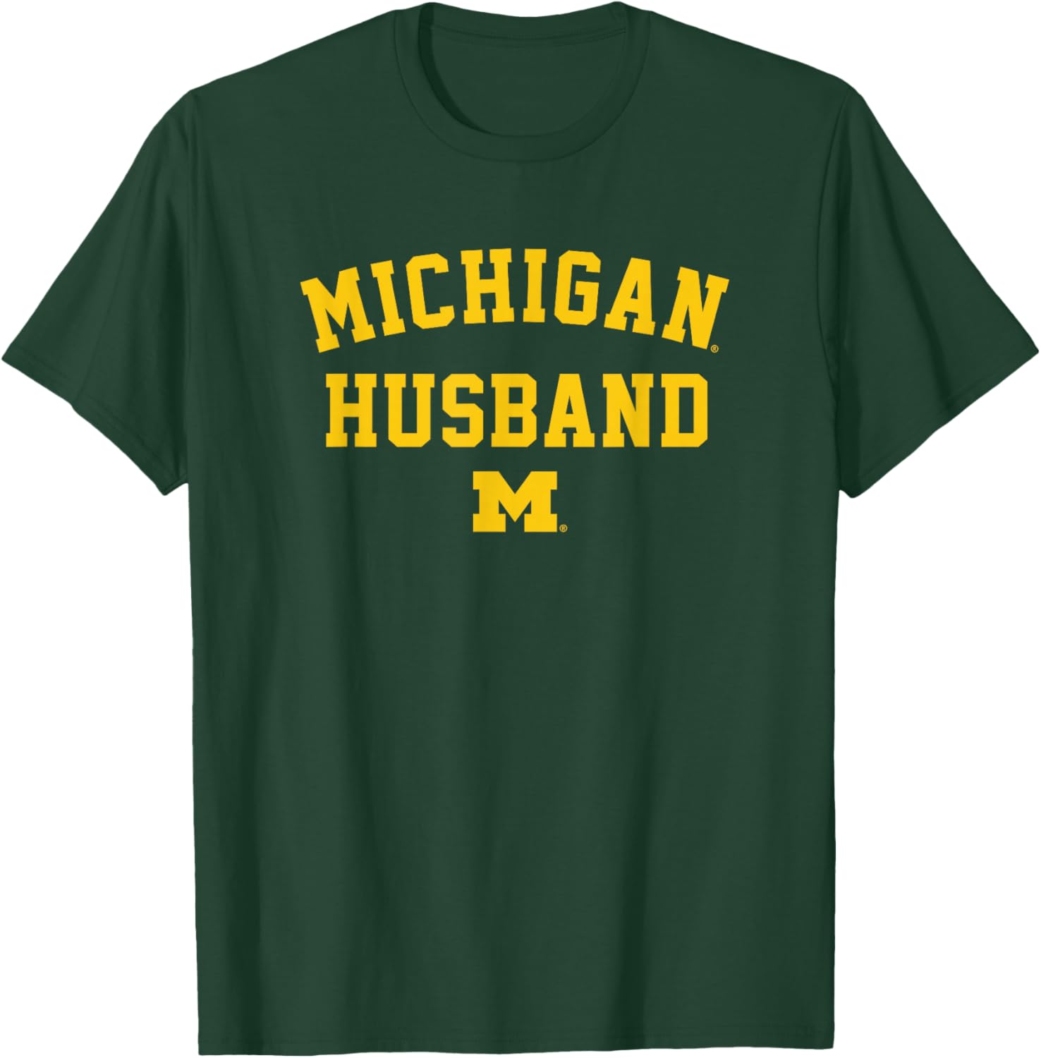 University of Michigan Wolverines U of M Michigan Husband T-Shirt - T-Shirt | Forest