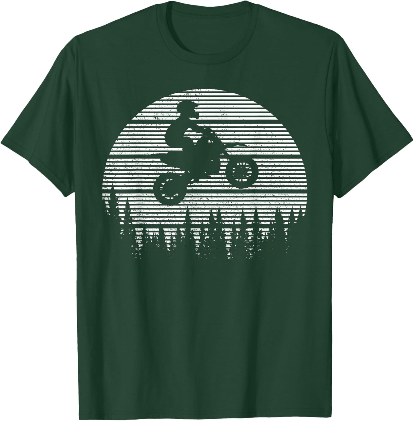 Motocross Enduro Biker MX Motorcycle Gift T-Shirt - T-Shirt | Forest
