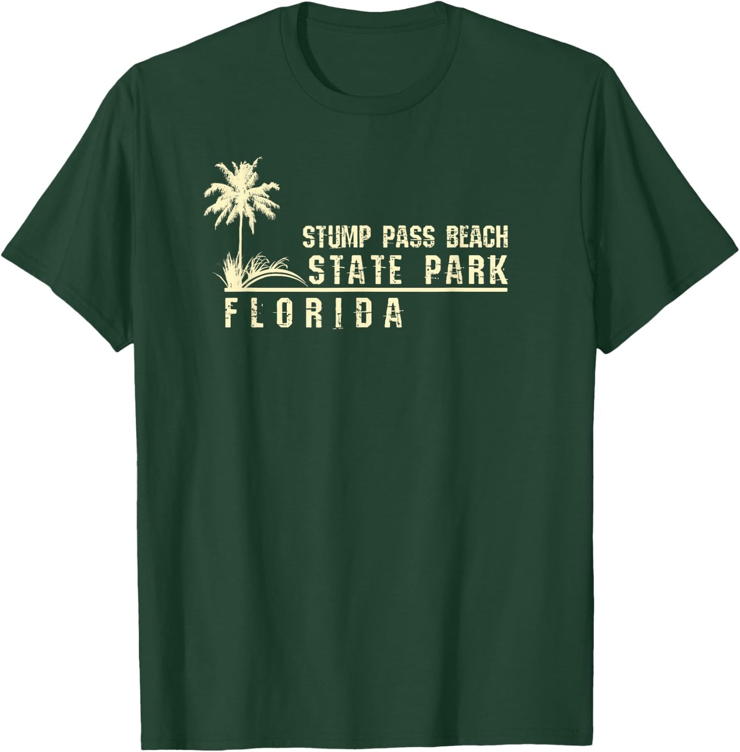 Florida Souvenir Gift Stump Pass Beach State Park T-Shirt - T-Shirt | Forest