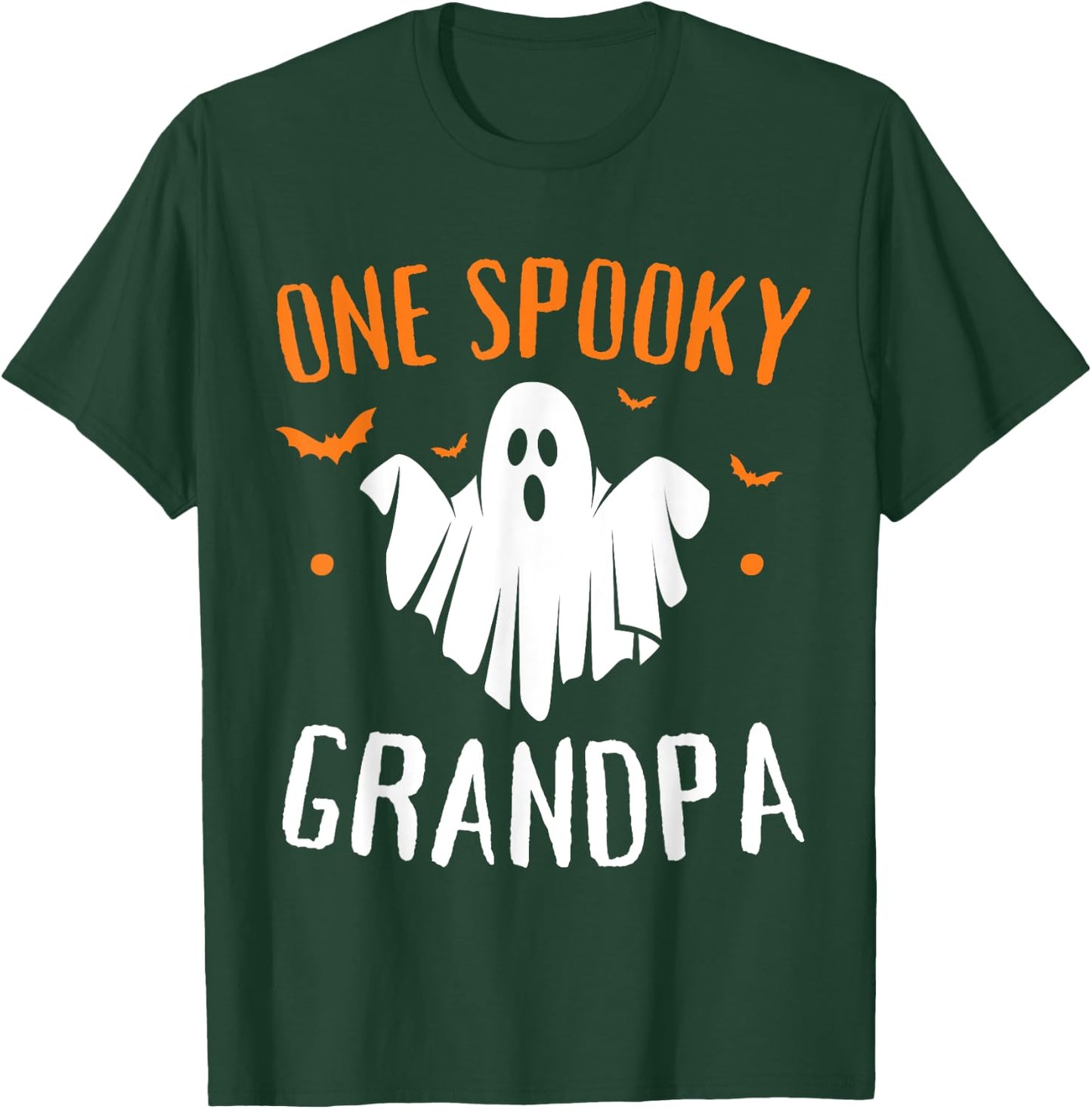 One Spooky Grandpa Shirt Funny Halloween Matching Family T-Shirt - T-Shirt | Forest