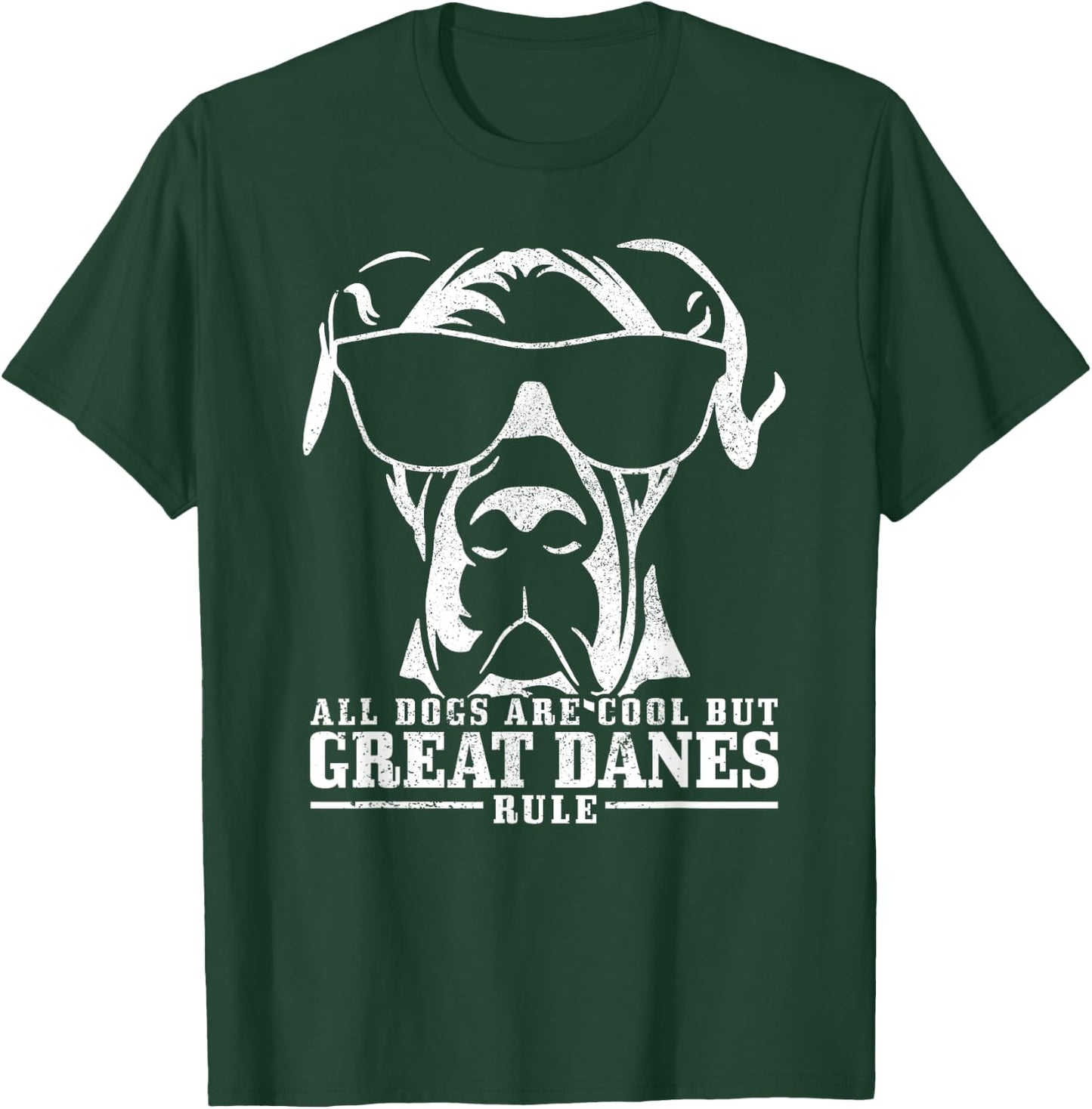 Great Dane Danish Great Dane Saying Funny Dog T-Shirt - T-Shirt | Forest
