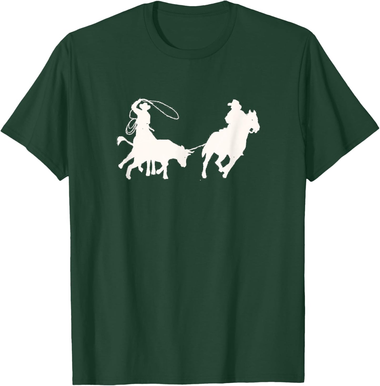 Team Roping T-Shirt - T-Shirt | Forest