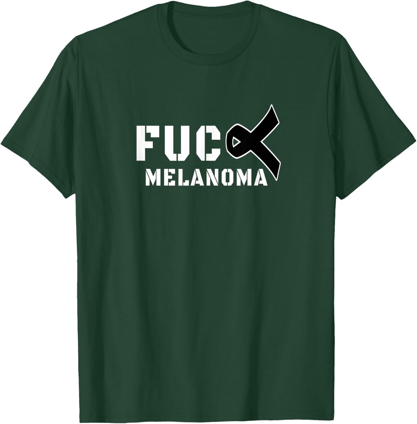 Fuck Melanoma Skin Cancer Awareness T-Shirt - T-Shirt | Forest