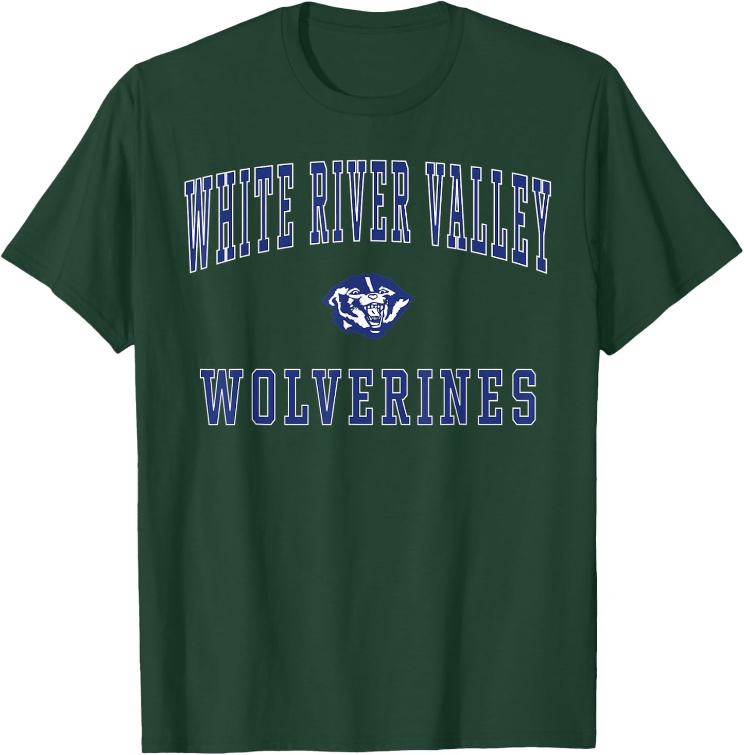 White River Valley High School Wolverines T-Shirt - T-Shirt | Forest