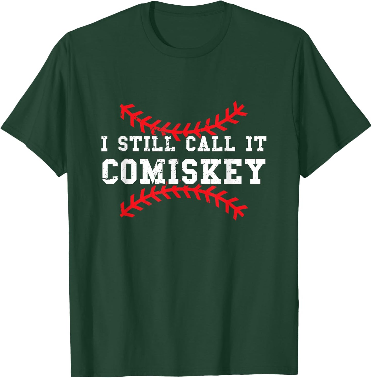 I Still Call It Comiskey Vintage Baseball T-Shirt - T-Shirt | Forest
