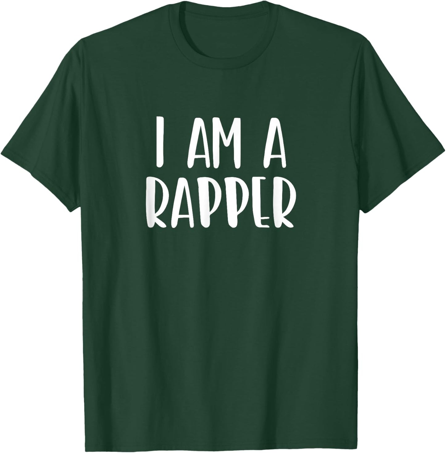 I Am A Rapper Halloween I'm Simple Costume Lazy T-Shirt - T-Shirt | Forest