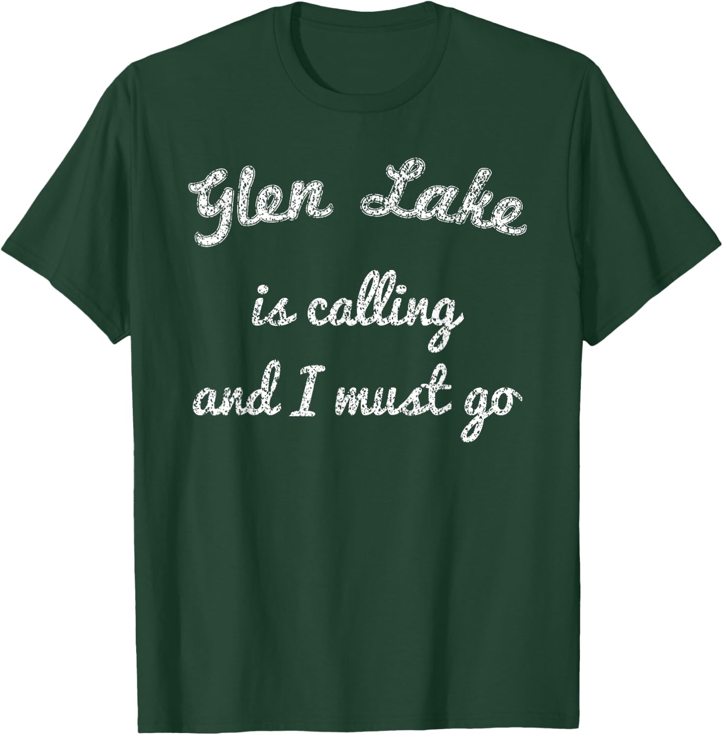 GLEN LAKE MICHIGAN Funny Fishing Camping Summer Gift Women Kids T-Shirt - T-Shirt | Forest