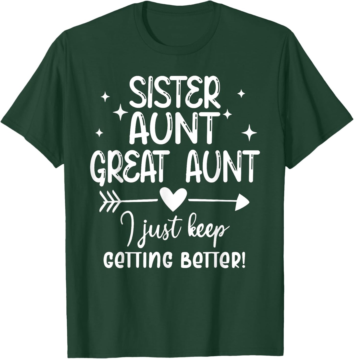 Funny Gifts for Aunt from Grandkids Sister Aunt Great Aunt T-Shirt - T-Shirt | Forest