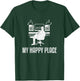 Funny Audio Engineer - Music Producer My Happy Place T-Shirt - T-Shirt | Forest