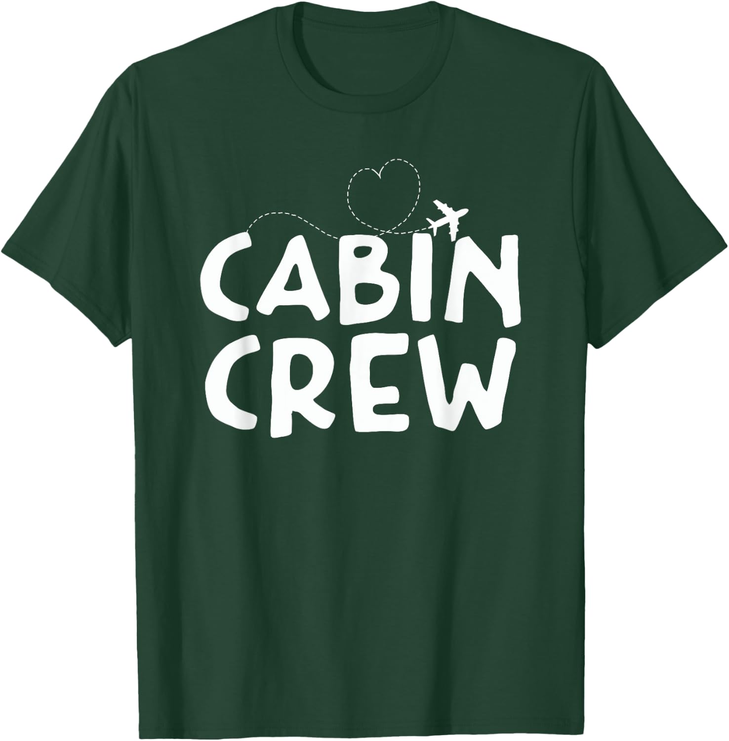 Cabin Crew Flight Attendant Airplane Lovers T-Shirt - T-Shirt | Forest