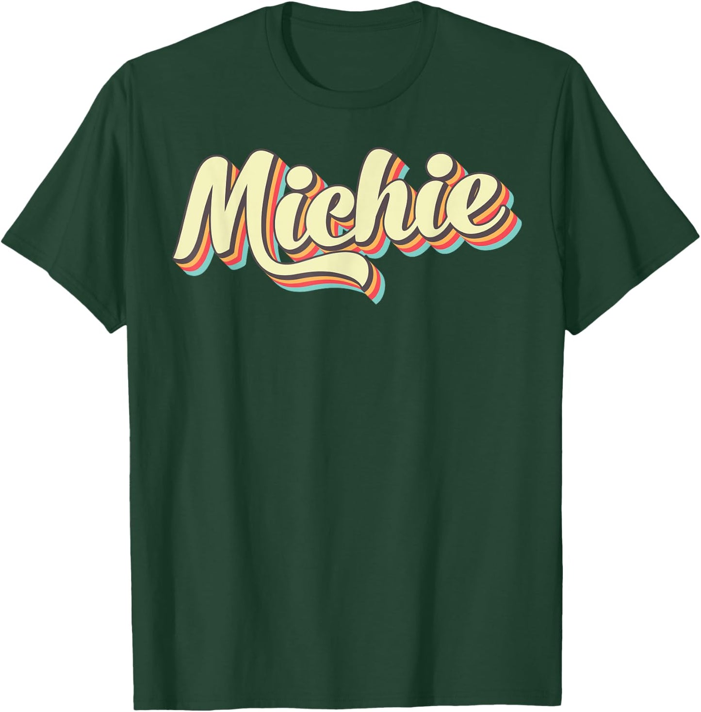 Michie Tennessee Retro Art Vintage T-Shirt - T-Shirt | Forest