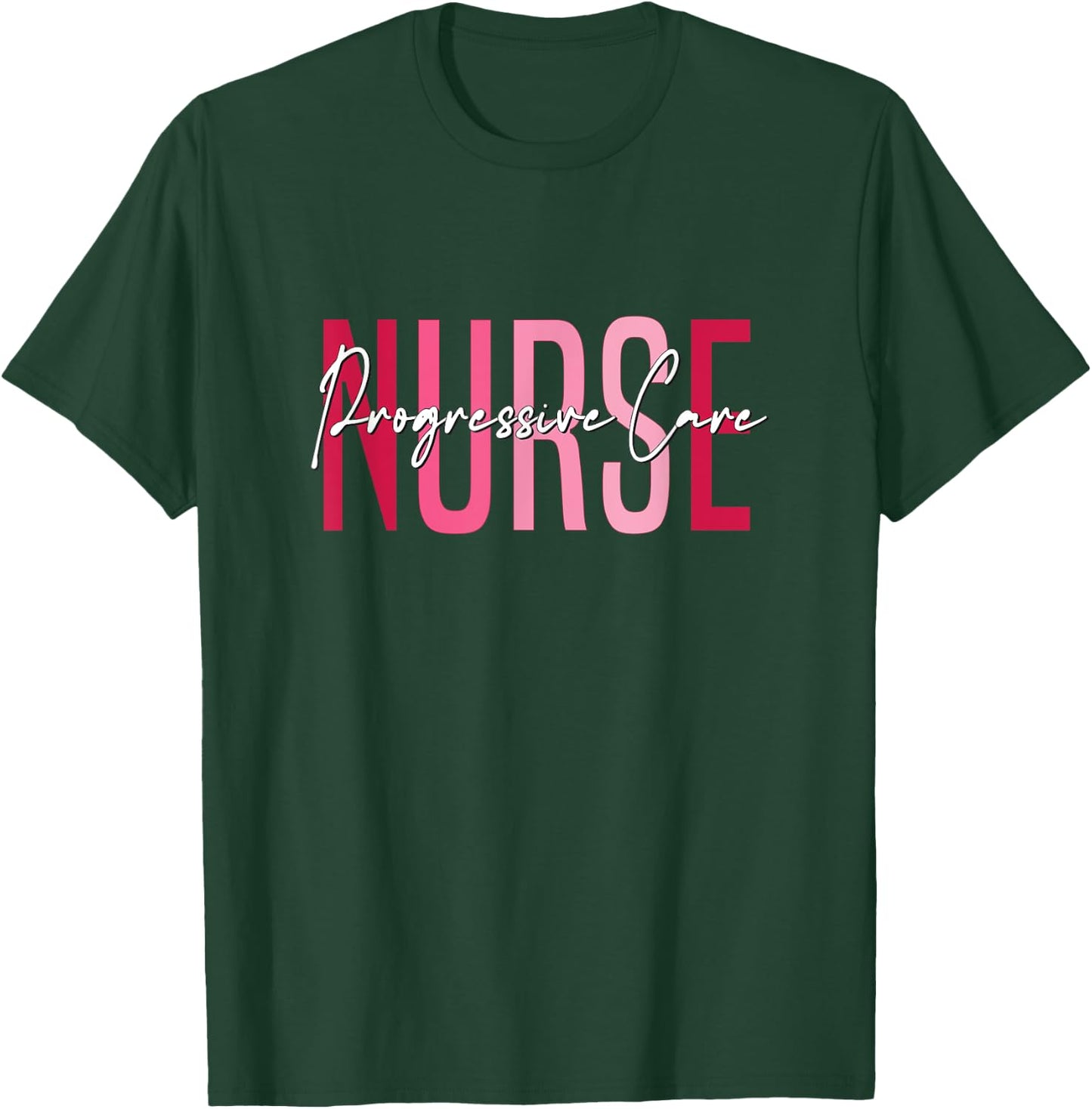 Vintage Progressive Care Nurse Progressive Care Unit Nursing T-Shirt - T-Shirt | Forest