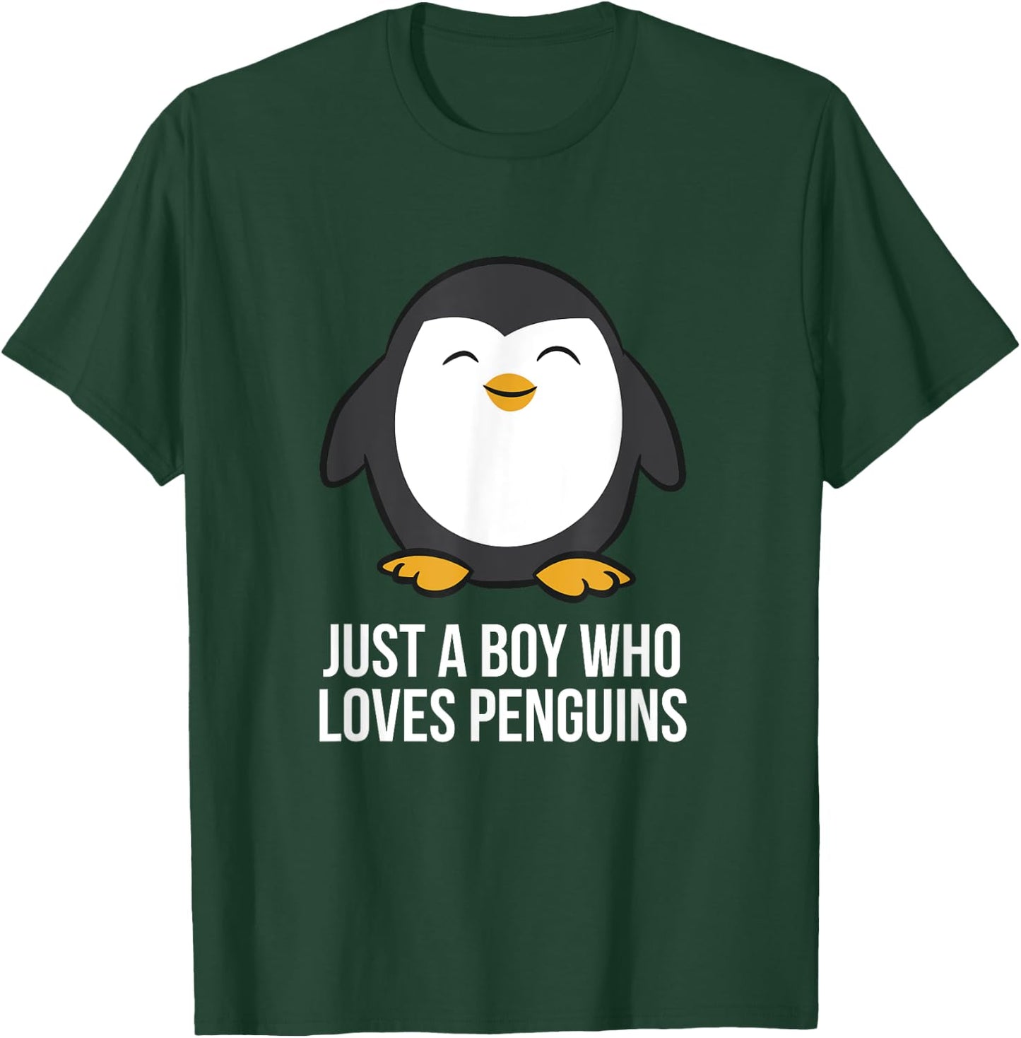 Just A Boy Who Loves Penguins T-Shirt - T-Shirt | Forest