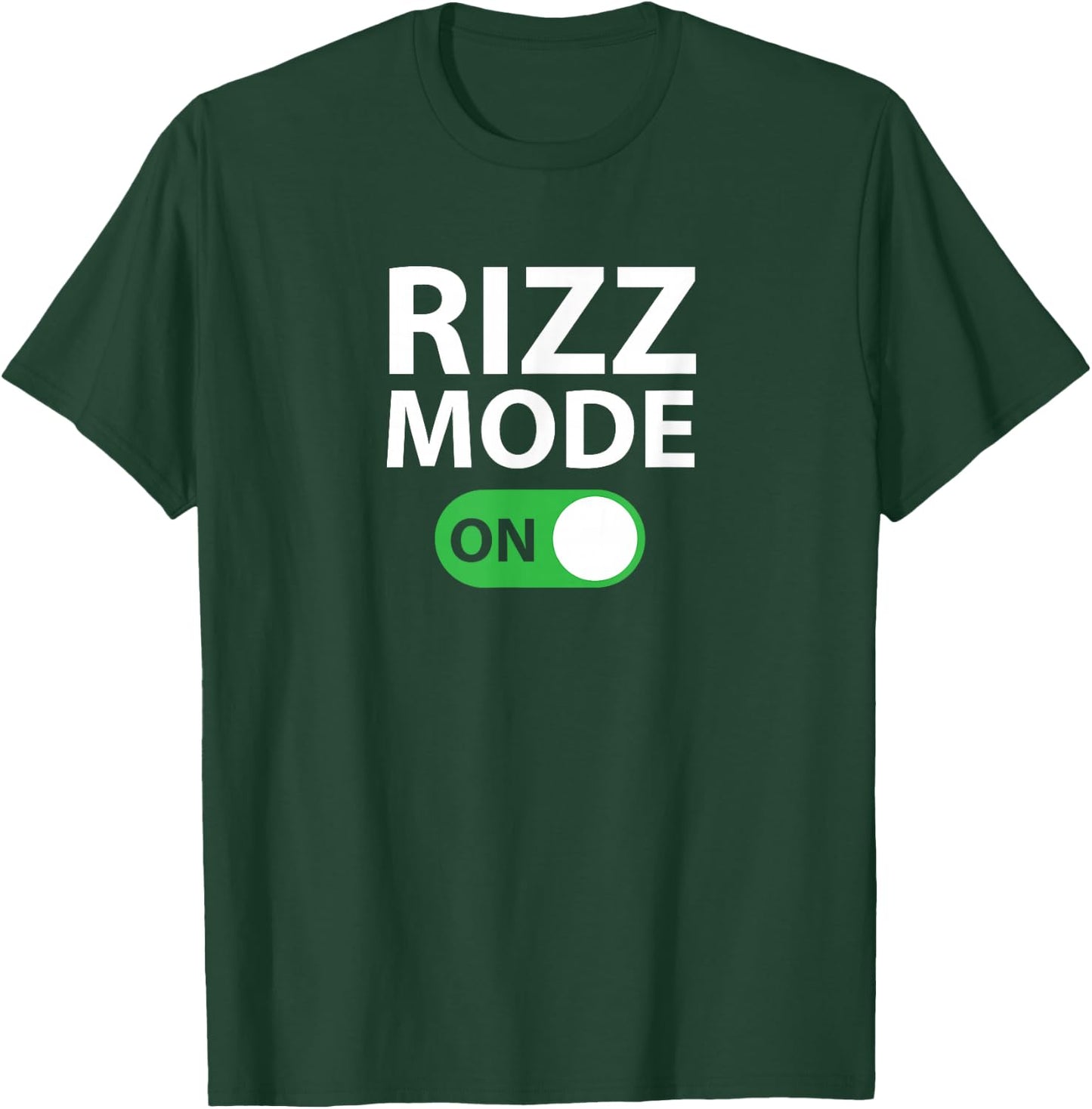 Funny Trending Meme Slang Rizz Mode On T-Shirt - T-Shirt | Forest