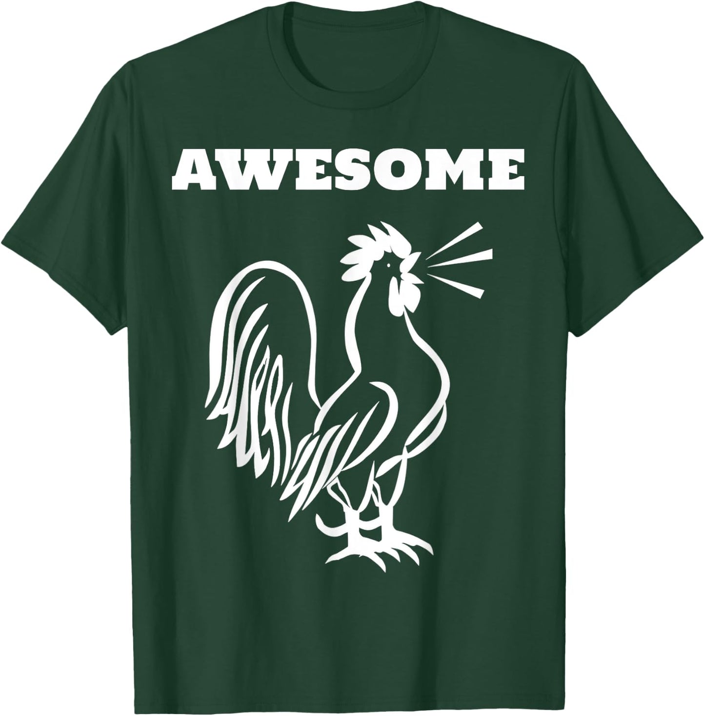 Awesome Cock -Great Rude Obnoxious T-Shirt - T-Shirt | Forest