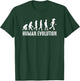 Vintage Human Evolution To Robots Modern Technology Robotics T-Shirt - T-Shirt | Forest