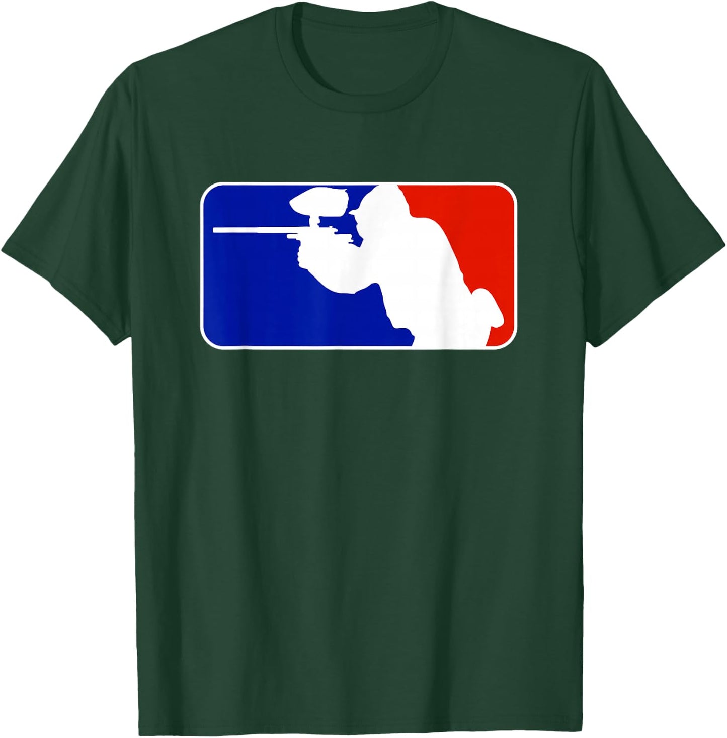 Paintball Tournament League Player Major T-Shirt - T-Shirt | Forest