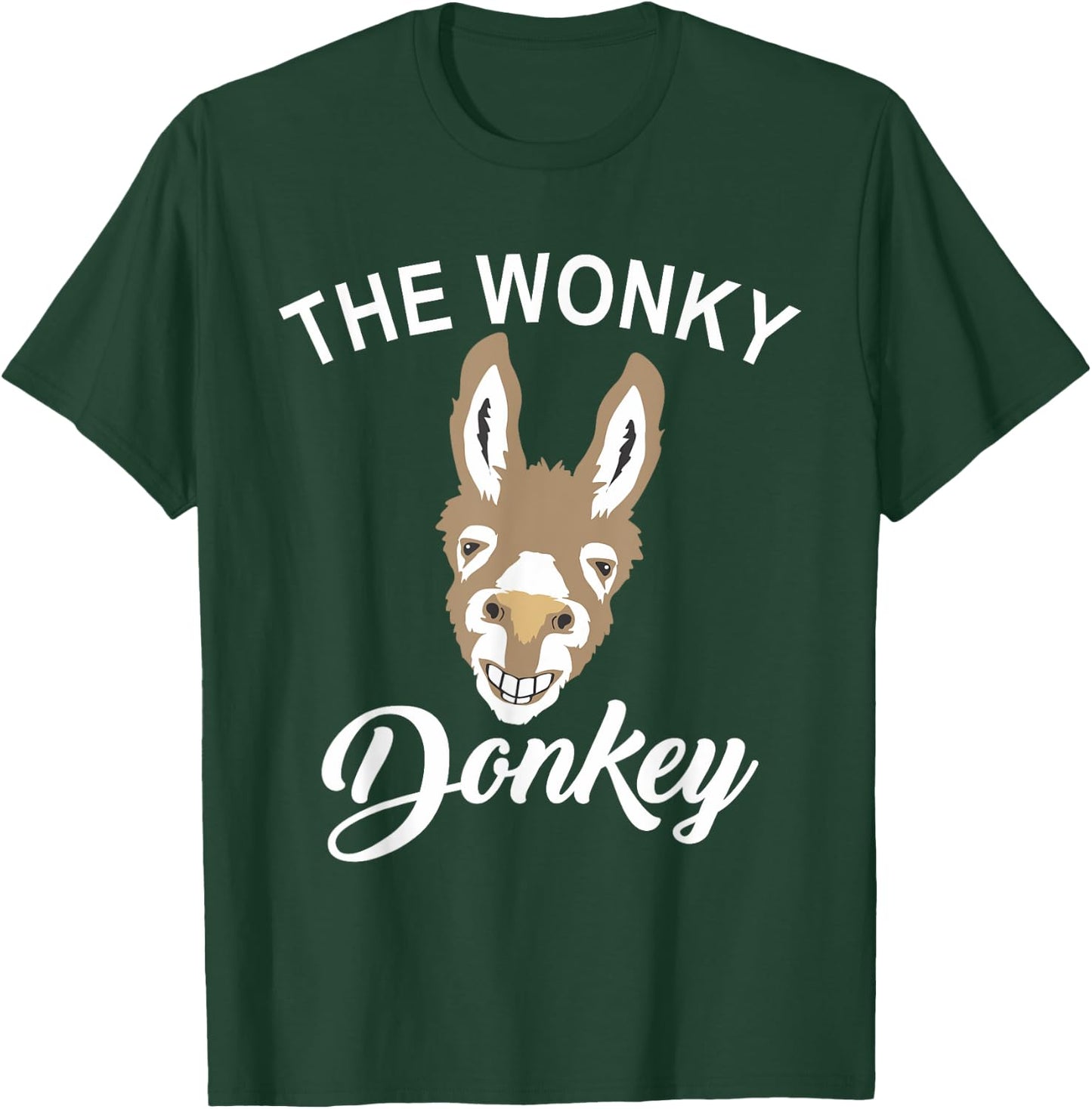 The Wonky Donkey Funny Donkey Lover Farm Animal T-Shirt - T-Shirt | Forest