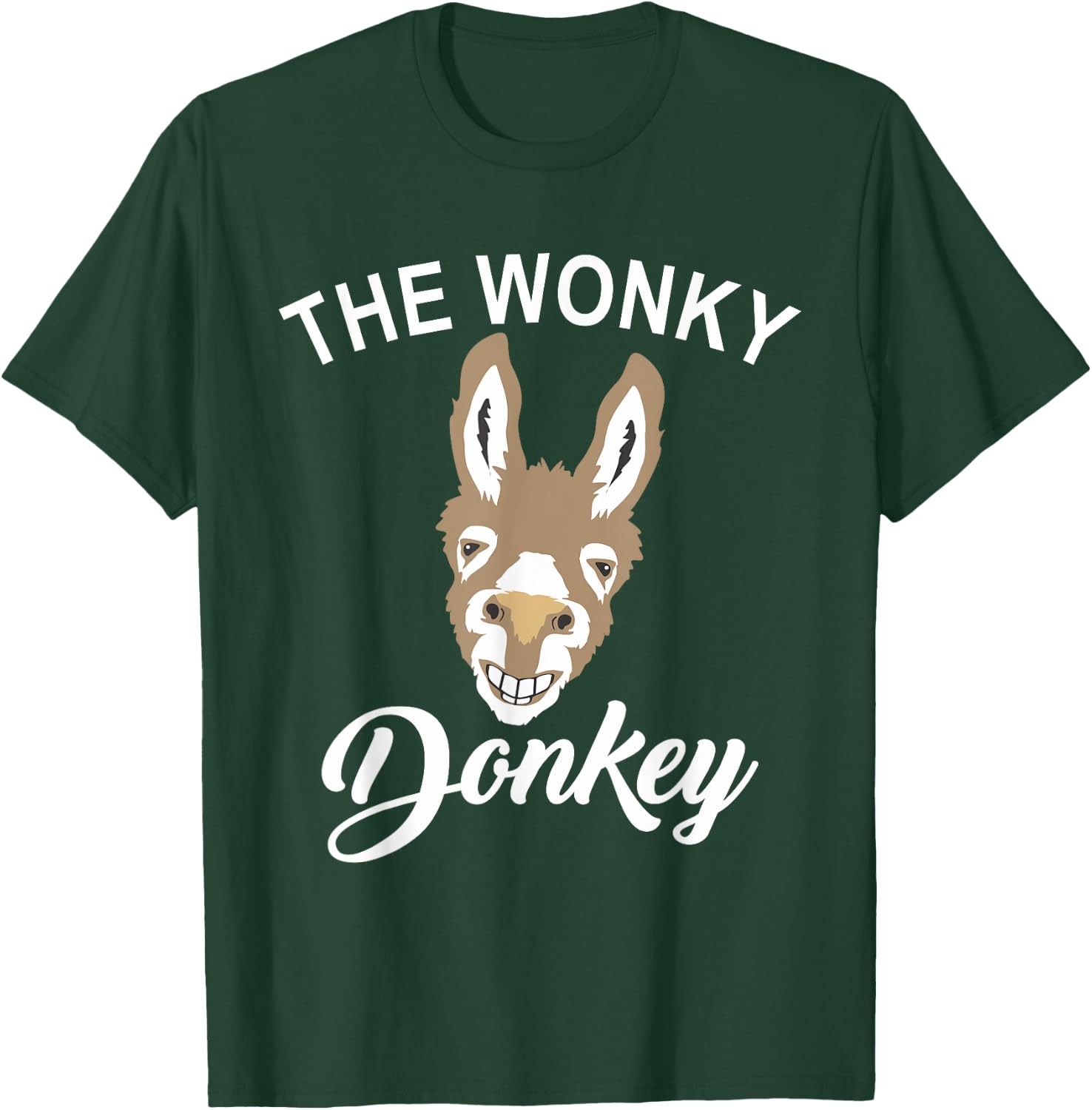 The Wonky Donkey Funny Donkey Lover Farm Animal T-Shirt - T-Shirt | Forest