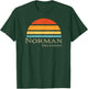 Retro Norman Oklahoma T-Shirt - T-Shirt | Forest