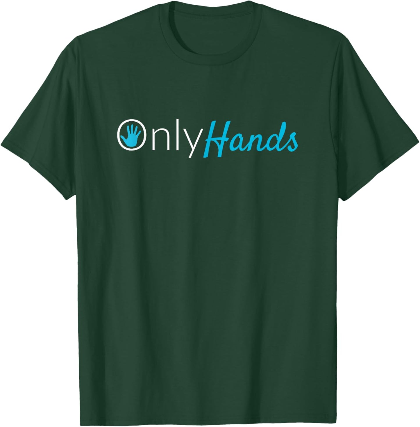 OnlyHands Zag Black , Small, Short Sleeve, Letter Print, Modern, Casual, Sports, Maternity, Travelling T-Shirt - T-Shirt | Forest