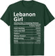 LEBANON GIRL OR OREGON Funny City Home Roots USA Gift T-Shirt - T-Shirt | Forest