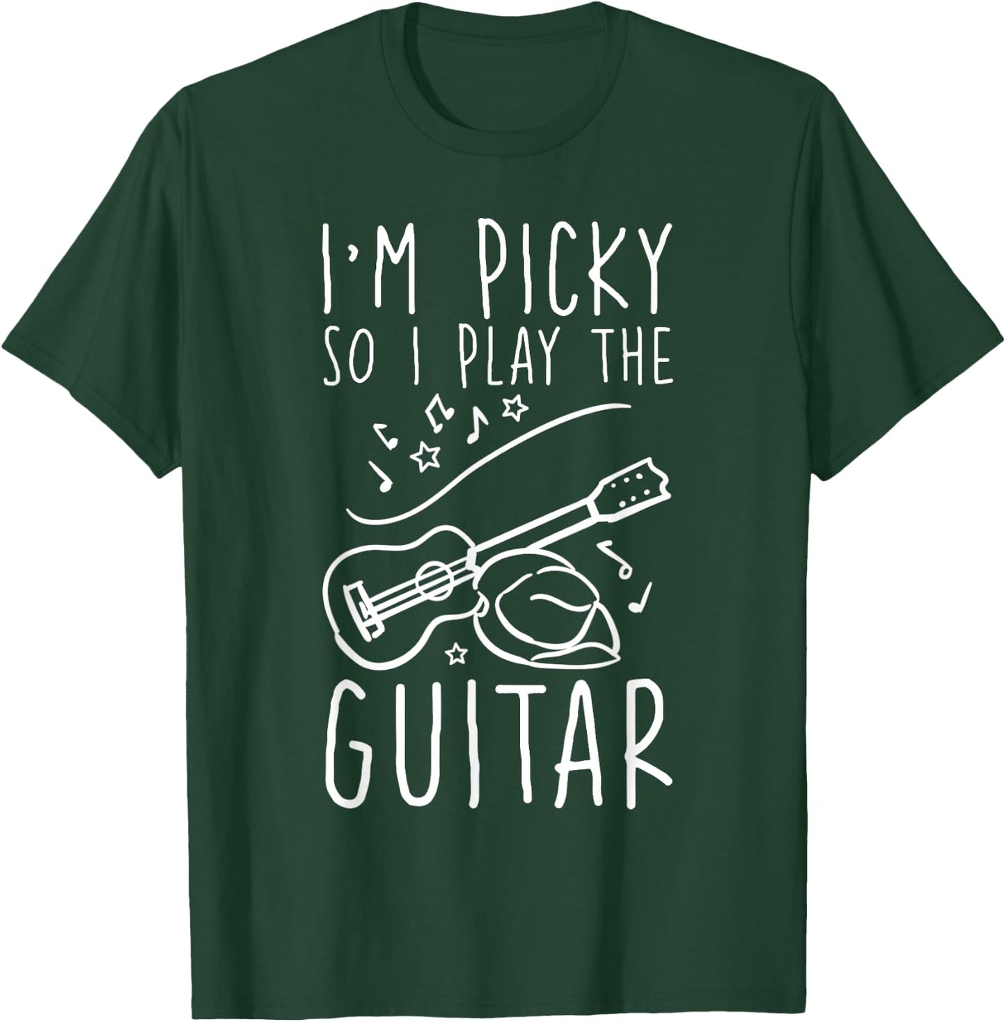 I'm Picky So I Play The Guitar T-Shirt - T-Shirt | Forest