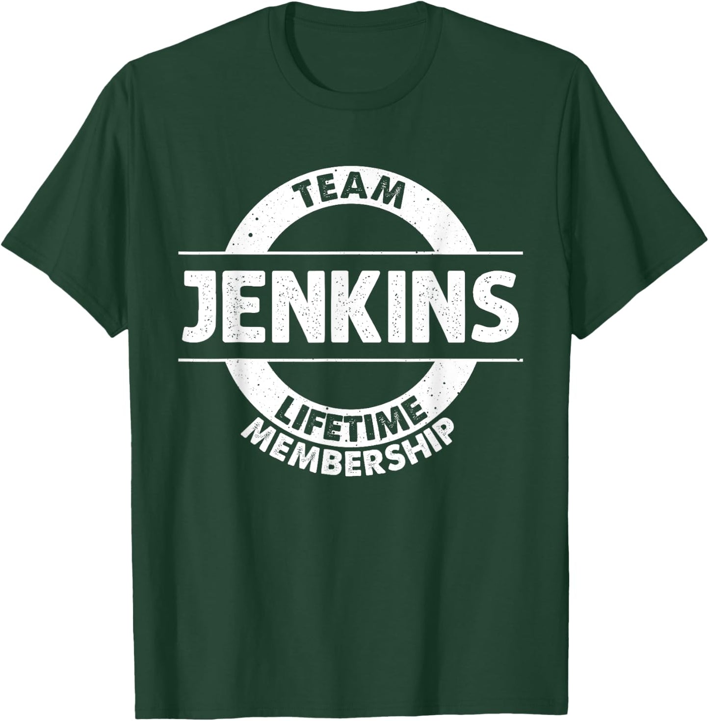 JENKINS Gift Funny Surname Family Tree Birthday Reunion Idea T-Shirt - T-Shirt | Forest