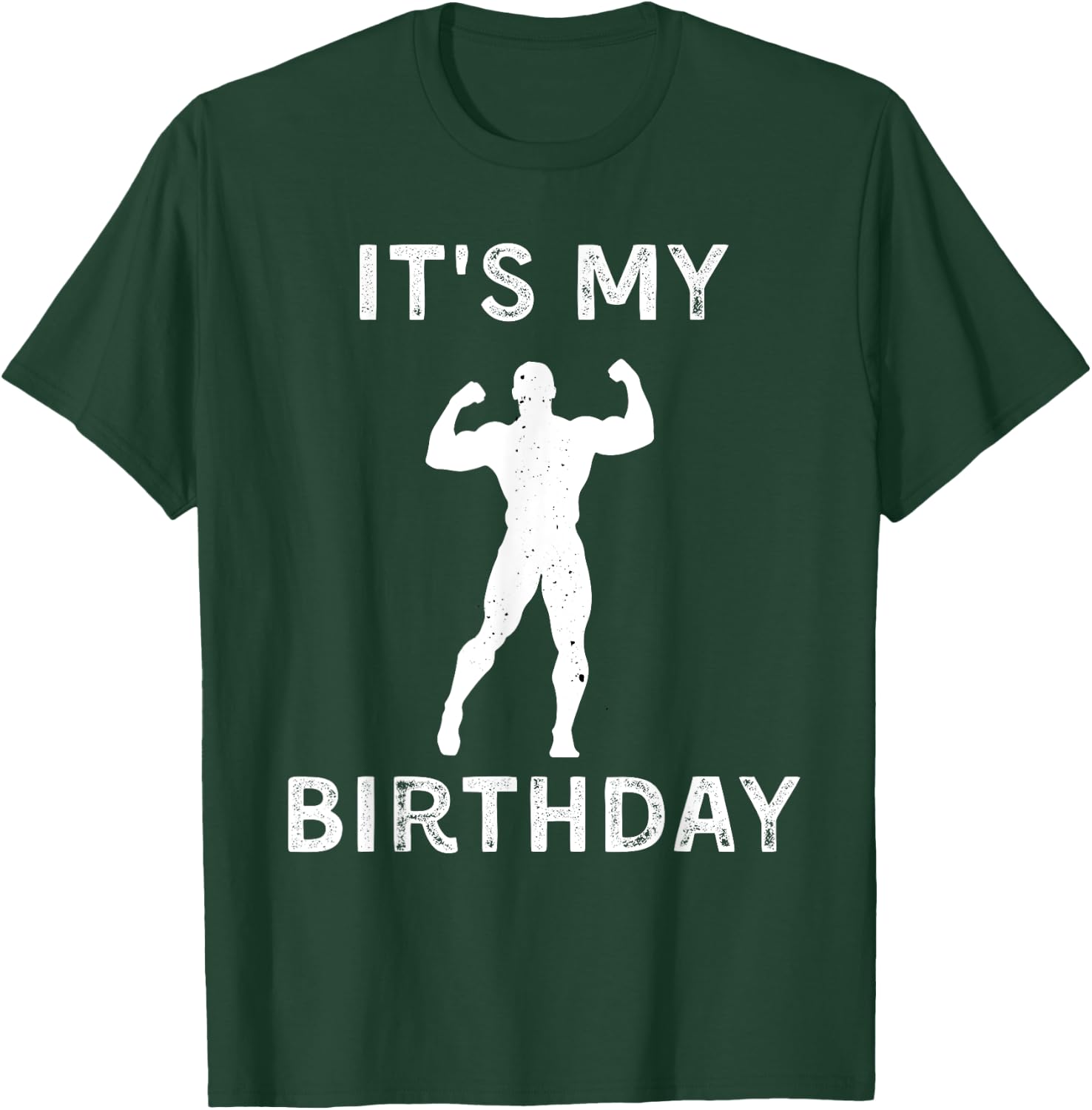 It's My Birthday Lifting Weights Lover Vintage Retro T-Shirt - T-Shirt | Forest