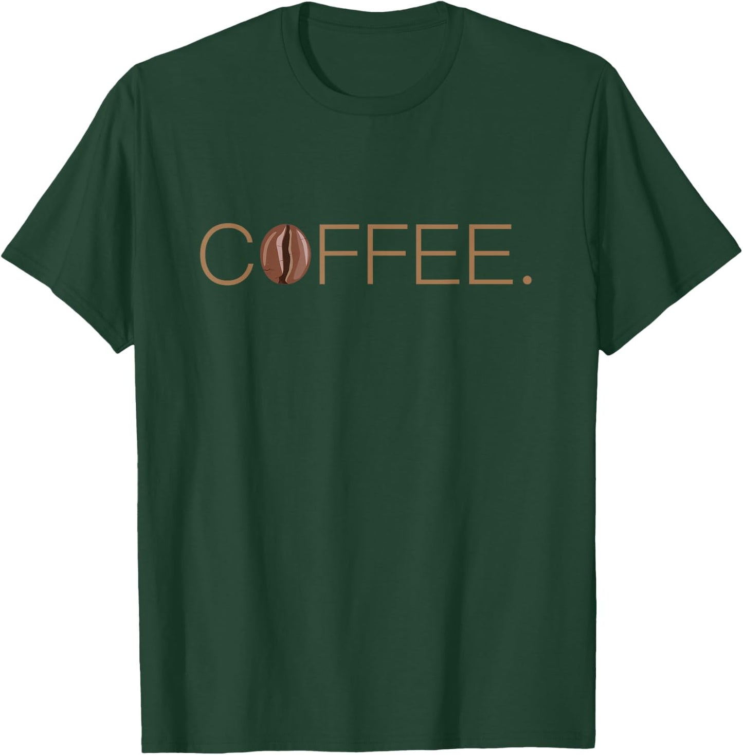 Coffee. design with fun coffee bean logo T-Shirt - T-Shirt | Forest