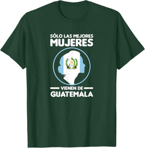 Chapina Guatemalteca Woman Girl Guatemalan Flag Guatemala T-Shirt - T-Shirt | Forest
