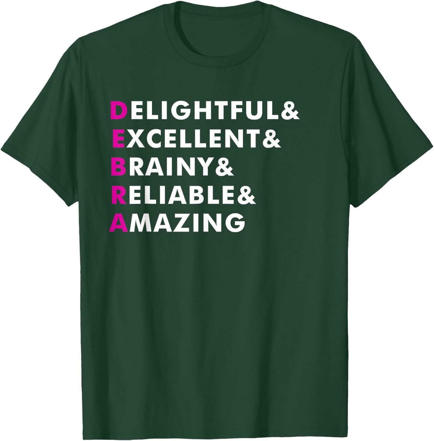 Debra Name Shirt Personalized Gift T-Shirt - T-Shirt | Forest