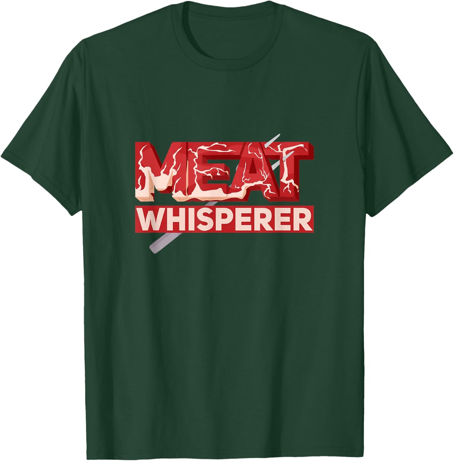 Meat Whisperer BBQ Perfect Beef Cuts, Marinade And Doneness T-Shirt - T-Shirt | Forest