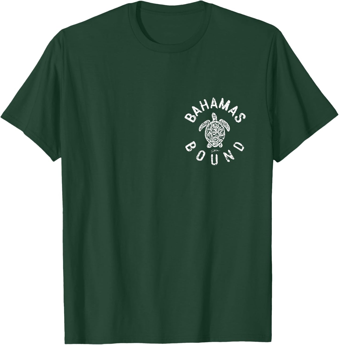 JCombs: Bahamas Bound Sea Turtle, Beach (2-Sided) T-Shirt - T-Shirt | Forest