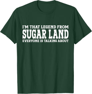 Sugar Land Hometown TX Texas Home Roots City Sugar Land T-Shirt - T-Shirt | Forest