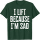 Oversized Weightlifting Gym Pump Cover T-Shirt - T-Shirt | Forest