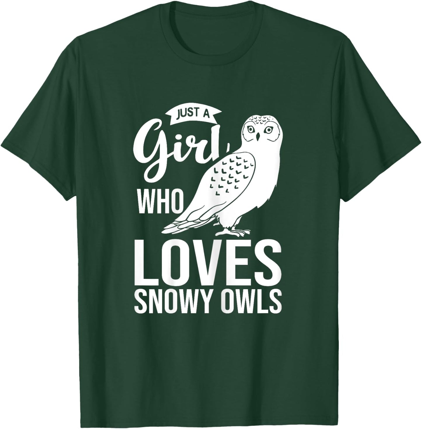 Snowy Owl Bird Animal T-Shirt - T-Shirt | Forest