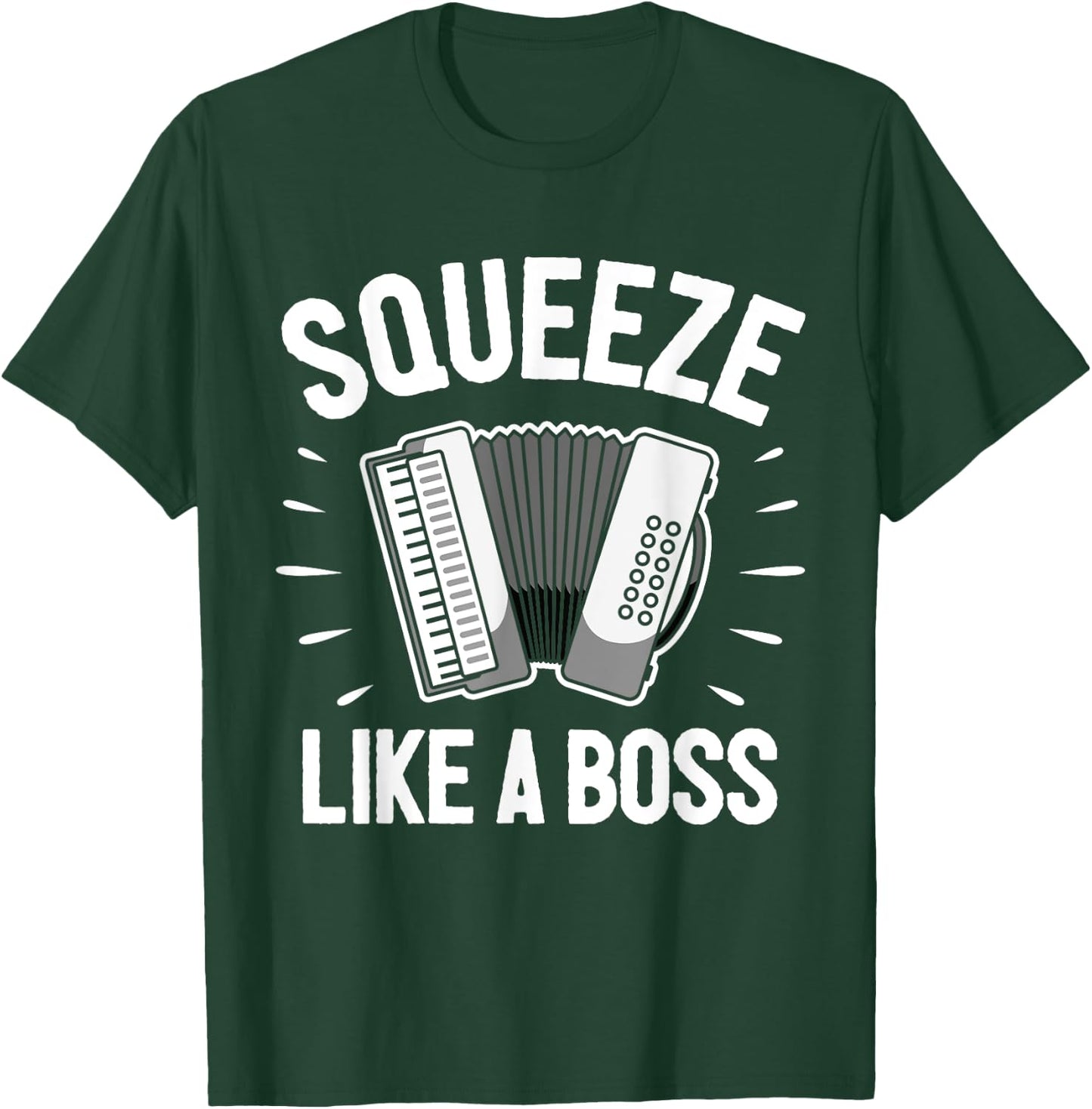 Accordionist Accordion Player Accordion T-Shirt - T-Shirt | Forest
